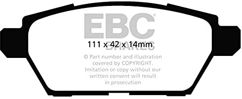 EBC Brakes DP1766 Blackstuff Brake Pads