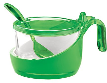 Guzzini Formaggera Glam/Vintage, Verde Acido, 13.8 x 10 x h8 cm