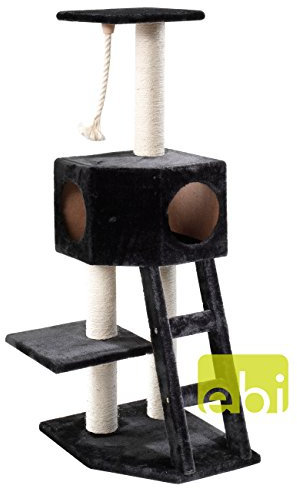 Europet Bernina 431-417256 Classic Kratzbaum Rover, 50 x 40 x 120 cm, Farbe schwarz