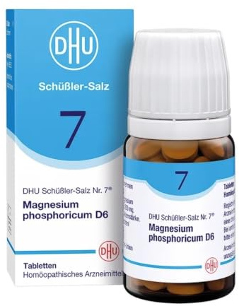 DHU Schüßler-Salz Nr. 7 Magnesium phosphoricum D6, 80 St. Tabletten | Das Mineralsalz der Muskeln und Nerven – das Original – umweltfreundlich im Arzneiglas