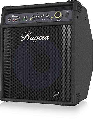 Bugera BXD15A 1000 Watt Bassverstärker mit Original 15 Turbosound Alu-Cone Lautsprecher, MOSFET Preamp, Kompressor und DYNAMIZER Technologie