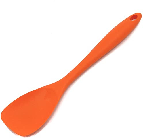 Chef Craft Premium Silicone Spoon Spatula, 11.5, Orange
