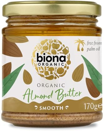 Biona Organic Almond Butter 170g x 1 (Pack of 1)