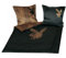 Playboy Bettwäsche Leopard Braun 135x200 Polyester Bettbezug Bettdecke Garnitur braun schwarz
