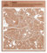 O3 Design Studio Dublin Paper Cut Karte weiß 30,5 x 30,5 cm Papier Kunst