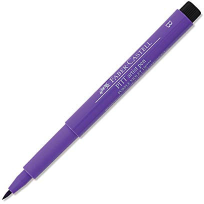 Faber-Castell 10104018 Pitt Artist Feutre Pinceau Stylo B Violet Pourpre