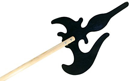 Holzspielerei Helmbarte schwarz