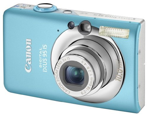 Canon Digital Ixus 95 Is - Fotocamera Digitale - Compatta - 10.0 Mpix - Zoom Ottico: 3 X - Memoria Supportata: Mmc, Sd, Scheda Di Memoria Sdhc, Mmcplus - Blu