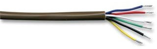 Cable-Core Alarm Cable Brown 6 Core Burglar Security System Wire Per 30 metre...