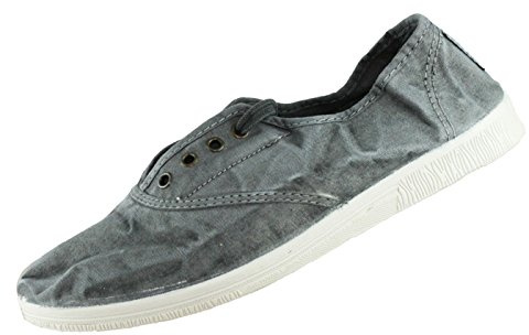 Natural World Damen Halbschuhe/ Slipper Größe 40 Grau (Grau)