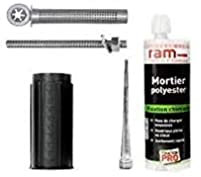 Ram - Kit Scellement Chimique, 170 ml, Tamis 15mm x 85mm