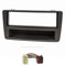 tomzz Audio 2417-003 Conjunto Panel Radio Compatible con Honda Civic año 2001-2006 Aire Acondicionado Manual Antracita con Adaptador Radio ISO