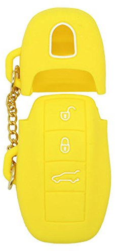 fassport Silikon Cover Skin Jacke für Porsche 3 Tasten Fernbedienung Schlüssel cv2920