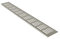 Rejillas Ventilación Placa del puente ventilación de aluminio 80mm x 300mm Acero inox anodizado - E6C31