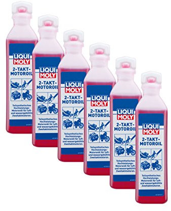 6x LIQUI MOLY 1029 2-Takt-Motoroil selbstmischend Rasenmäher Motorsäge Öl 100