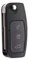 KATUR Chiave Telecomando Pieghevole per Auto a 3 Tasti, 433 MHz per Ford Focus, Mondeo, Fiesta con Chip 4d-63