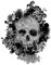 Apalis Wandtattoo No.503 Skull 74x95cm Wandsticker Totenkopf Piraten Illustrationen, Größe:95cm x 74cm