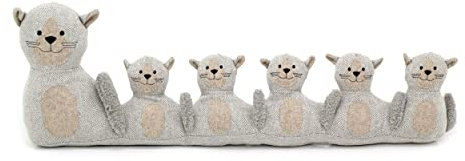 71Cm Grey Cat Draught Excluder ~ Door Draught Cushion