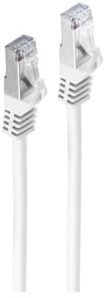 Shiverpeaks Netzwerkkabel Patchkabel Ethernet LAN Kabel CAT 7 S/FTP PIMF Halogenfrei RJ45 weiß 30m
