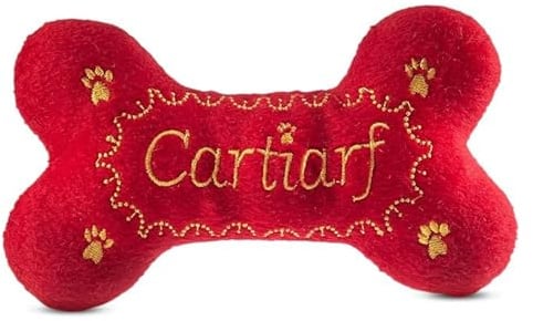 Plush Cartiarf Bone Dog Toy