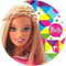 Amscan – 551507 – 55 23 cm Barbie Sparkle platos de papel
