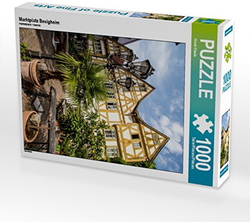 CALVENDO Puzzle Marktplatz Besigheim | 1000 Teile Lege-Größe 48 x 64 cm Foto-Puzzle für glückliche Stunden