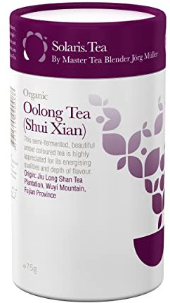 Solaris Tea Organic Loose Whole Leaf Oolong Shui Xian 75 g