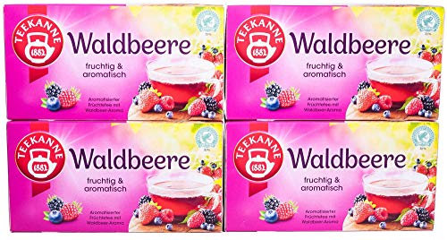 Teekanne Waldbeere, 4er Pack (4 x 20 Teebeutel), 4 x 50 g