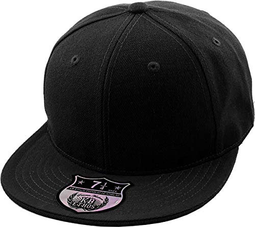 KBETHOS KNW-2364 BLK (8) Die originalgetreuen Flat-Bill-Hüte in 9 Größen und 20 Farben