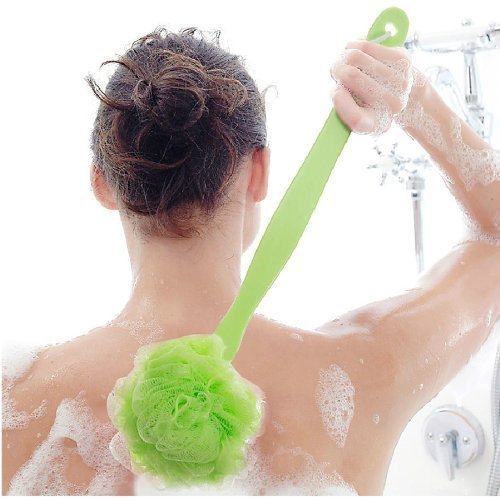 Veewon Brosse de lavage de dos à manche long pour douche/bain