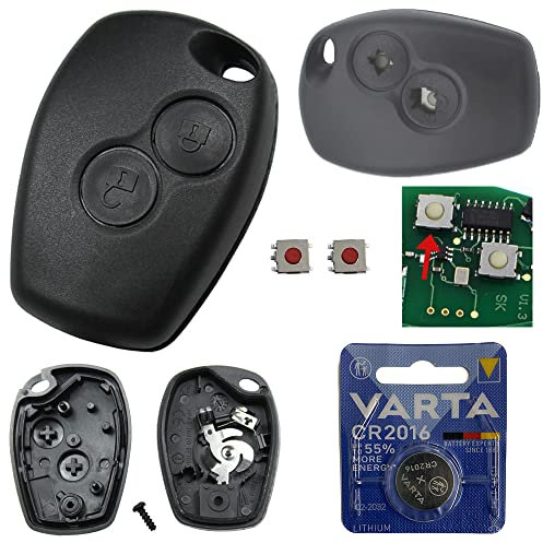 KONIKON Autoschlüssel Gehäuse Reparatur Set Fernbedienung NEU passend für Dacia Renault Opel Duster Logan Sandero