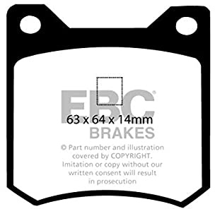 EBC Brakes DP3162C Red stuff Brake Pads