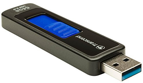 Transcend 64GB JetFlash 760 USB 3.1 Gen 1 USB Stick TS64GJF760, Schwarz, Blau
