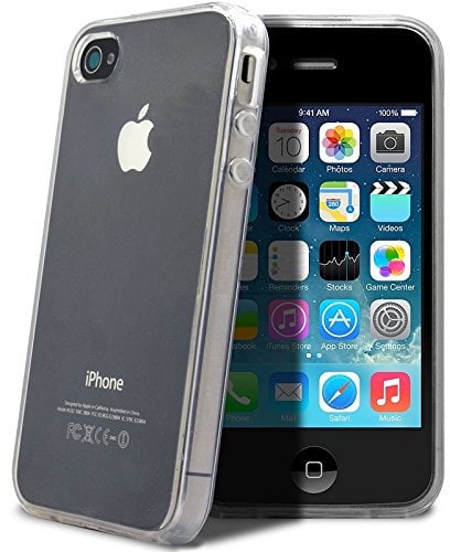 itronik Hülle kompatibel mit iPhone 4 4S TPU Hülle Schutzhülle Crystal Case Durchsichtig Klar Silikon transparent
