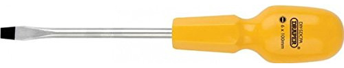Draper DIY Series 21685 100mm/ 6mm Cabinet Pattern Plain Slot Screwdriver