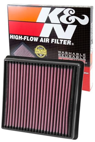K&N 33-3029 Filtri Aria Sostitutivi Auto, Lavabile e Riutilizzabile