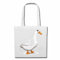 Reifen-Markt Tasche Umhängetasche GANS LIFESTYLE FASHION STREET WEAR HIPHOP LEGENDARY SALSA Einkaufstasche Schulbeutel Turnbeutel in Weiß