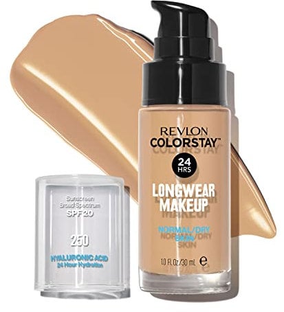 Revlon ColorStay Longwear Makeup für normale/trockene Haut, SPF 20, 250 Fresh Beige, 30 ml