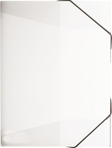 Brunnen 104163900 Sammelbox / Heftsammler FACT!pp (transluzenter PP-Folie, für A4, mit Gummizugverschluss) weiß