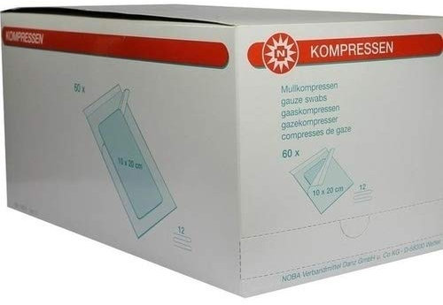 MULLKOMPRESSEN 10x20 cm steril 12fach 60 St