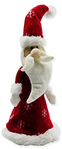 Haus und Deko Türstopper Weihnachtsmann Fleece ca. 39x18 cm Doorstop Santa Claus Türhalter Nikolaus Weihnachten #1662