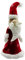 Haus und Deko Türstopper Weihnachtsmann Fleece ca. 39x18 cm Doorstop Santa Claus Türhalter Nikolaus Weihnachten #1662