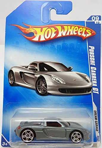 Hot Wheels 2009-155 Dream Garage Porsche Carrera GT Silver/Grey 1:64 Scale