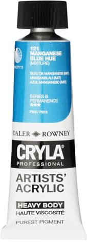 Daler-Rowney Cryla Acrylic 75 ml Maganese Blue Hue, Professional Artists