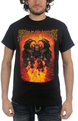Cradle of Filth - Mens Fire Power T-Shirt in Black, Large, Black