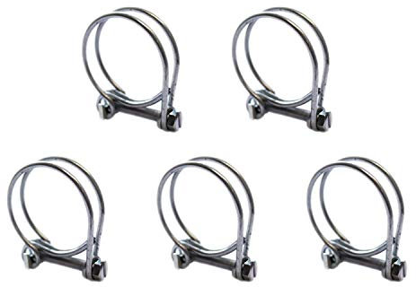 Pisces Double Wire Clips for 20mm Hose (5 Pack)