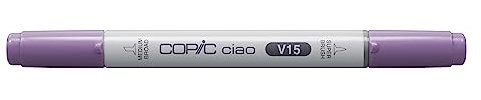 COPIC Ciao Marker Typ V - 15, Mallow, vielseitiger Layoutmarker, mit einer mittelbreiten und einer Brush-Spitze