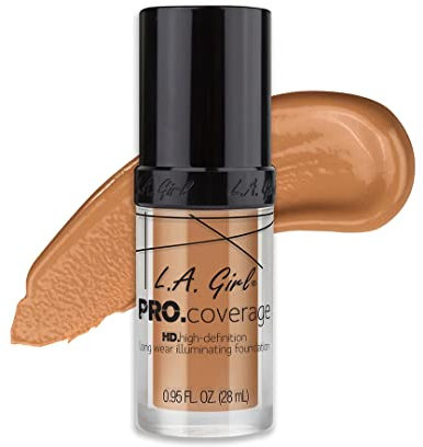 L.A. Girl Pro Coverage Illuminating Foundation - Soft Honey