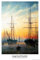 1art1 Caspar David Friedrich Poster Ansicht Eines Hafens, 1815-16 Plakat | Bild 91x61 cm
