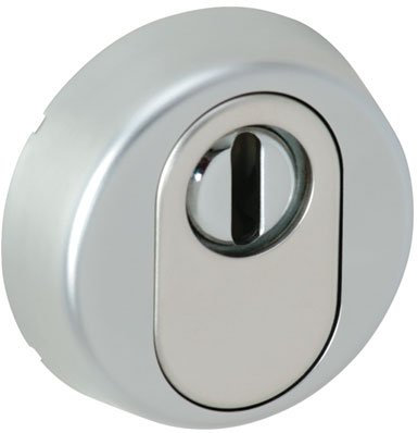 Rindleder – Securite-Rosette-Zylinder serrure-coloris chrom Velours -